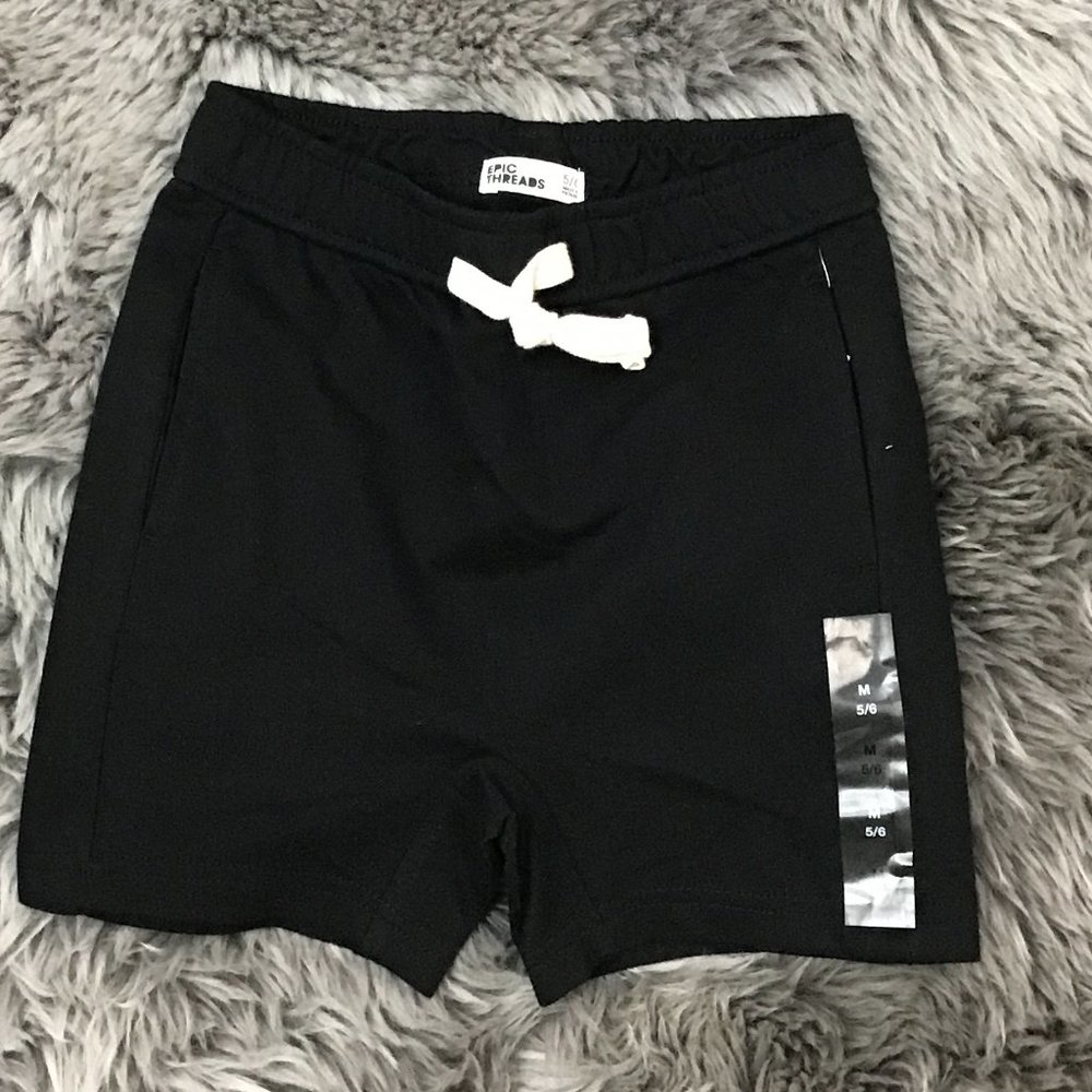 Epic Threads | Boy's Jogger Shorts | Black | Various Sizes